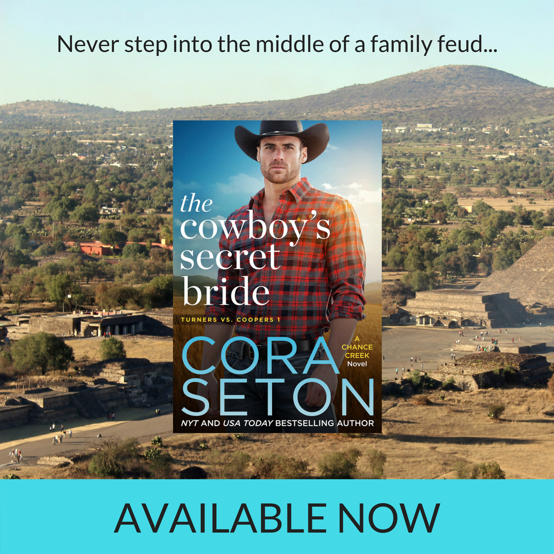 Release day! THE COWBOY'S SECRET BRIDE is out now